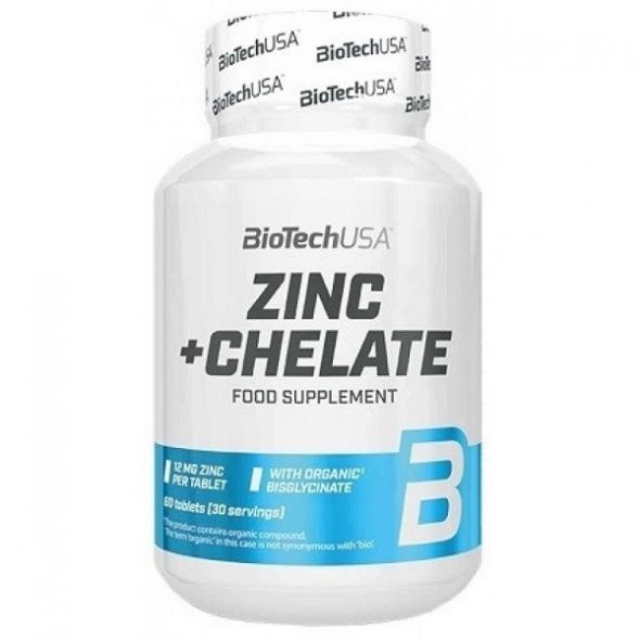 Biotech Zinc+Chelate - 60 tab